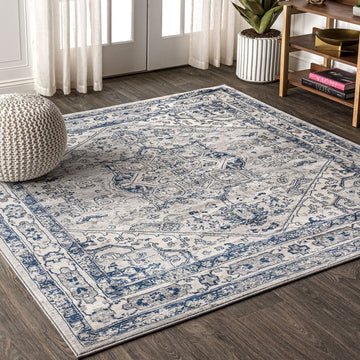 Jerica modern Persian Vintage Medallion Area Rug